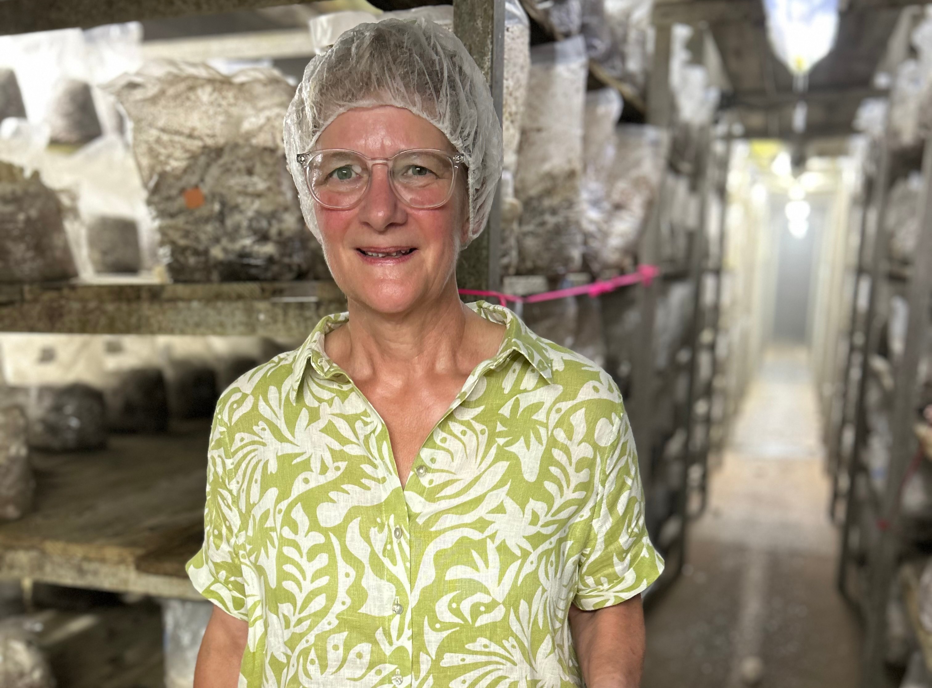 Tina Ellor of Phillips Mushroom Farms, America's largest grower